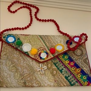 Stylish multicolor clutch